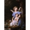 Vintage Guardian Angel with Children Canvas Painting  Prints and Posters Wall Art Picture for Home Children Room Decor Cuadros