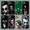Счастливый F-Face J-Джокер Чехол для телефона для iPhone 15,14,13,12,11,Plus,Pro Max,XS,X,XR,SE,Mini,8,7 Мягкий силиконовый черный чехол