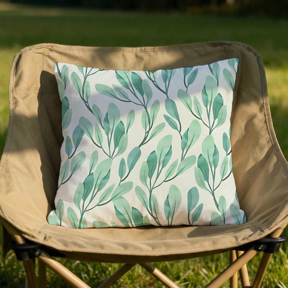 lush leaves Cushion Cover Soft Reversible Durable Pillow Cover MultiScene Use for Home Car Daily Comfort