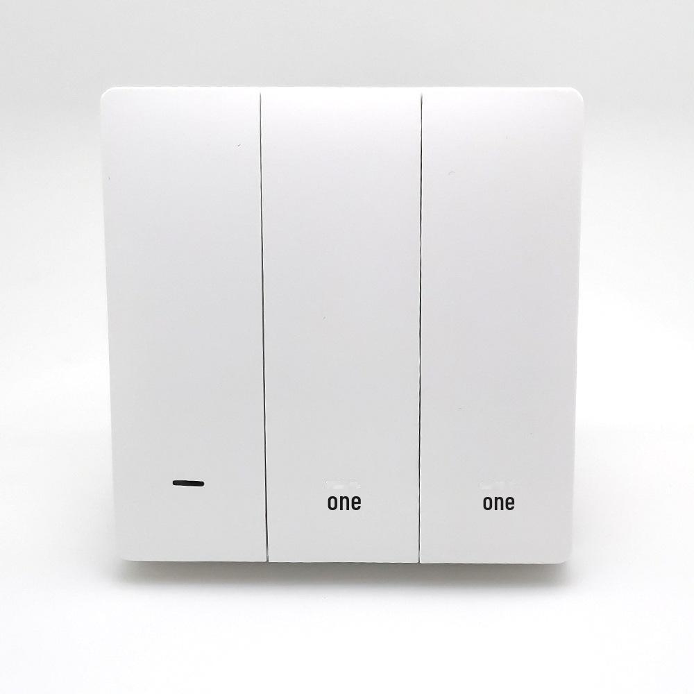 Умный WiFi-коммутатор Longspu 86-Type: Настенный выключатель с одним фазным/нейтральным проводом и совместимостью с граффити