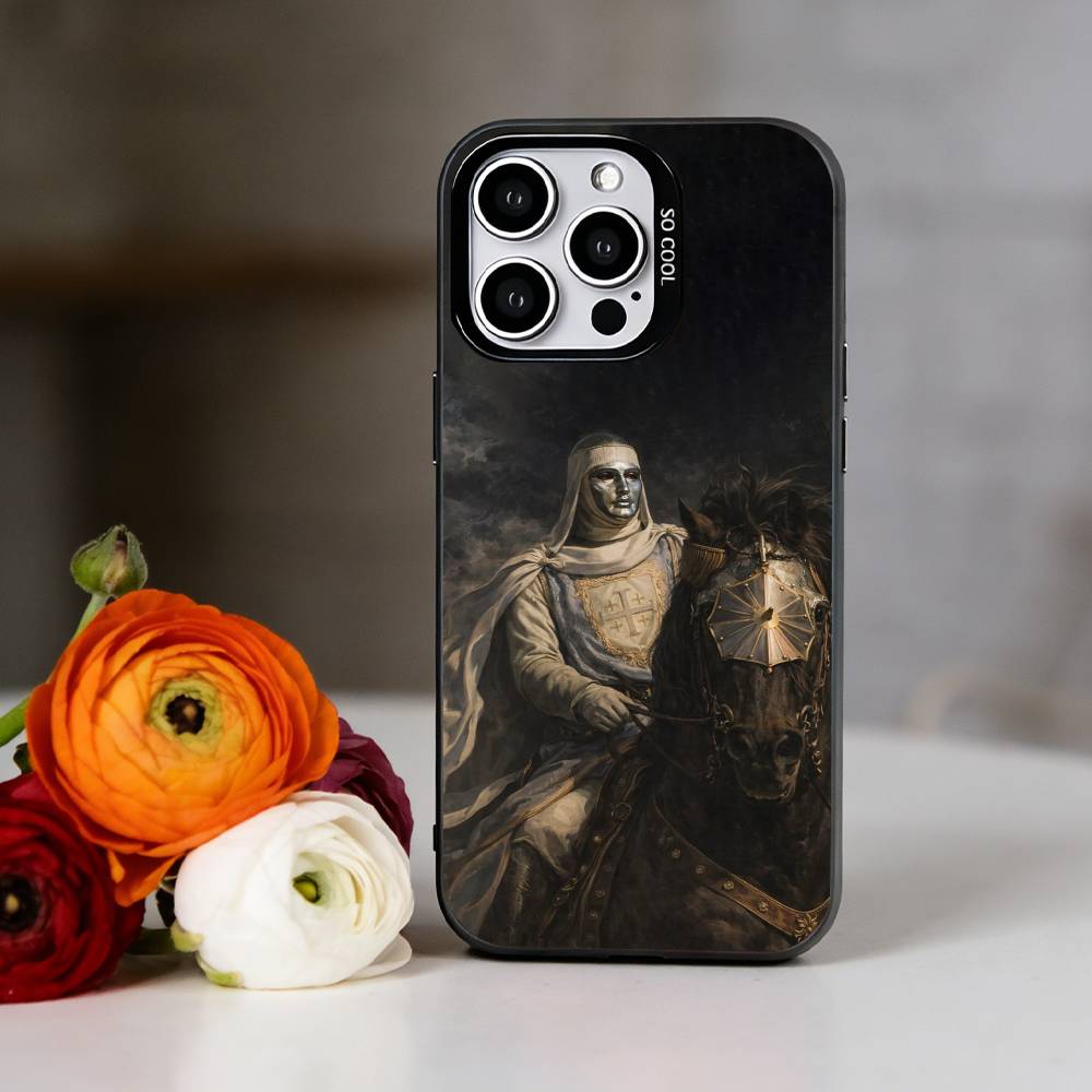 Чехол для телефона с изображением короля Балдуина IV Иерусалимского Для iPhone 17,16,15,14,13,12,11 Plus,Pro Max,XS,Красочный Серебряный Чехол для телефона Funda Cover