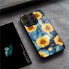 Чехол для телефона "Звено подсолнуха" для iPhone 17 Pro Max 15 Pro 16 14 Plus 12 13 Mini 11 Pro Ударопрочный стеклянный чехол