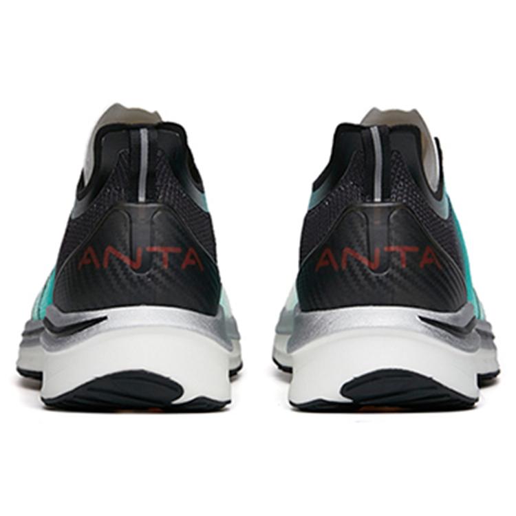 Anta MACH 1.0 Мужские кроссовки для бега Низкие Ivory White/Fluorescent Water Green/Black 112215566-4