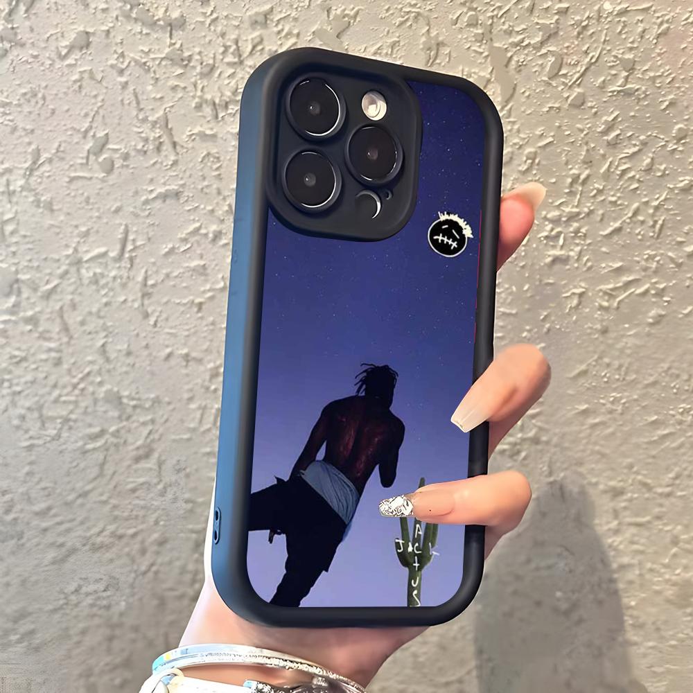 Rapper T-Travis S-Scott Phone Case For IPhone 17 Pro Max 16 15 14 Pro Max IPhone 13 Pro Max 11 Plus Silicone Cover