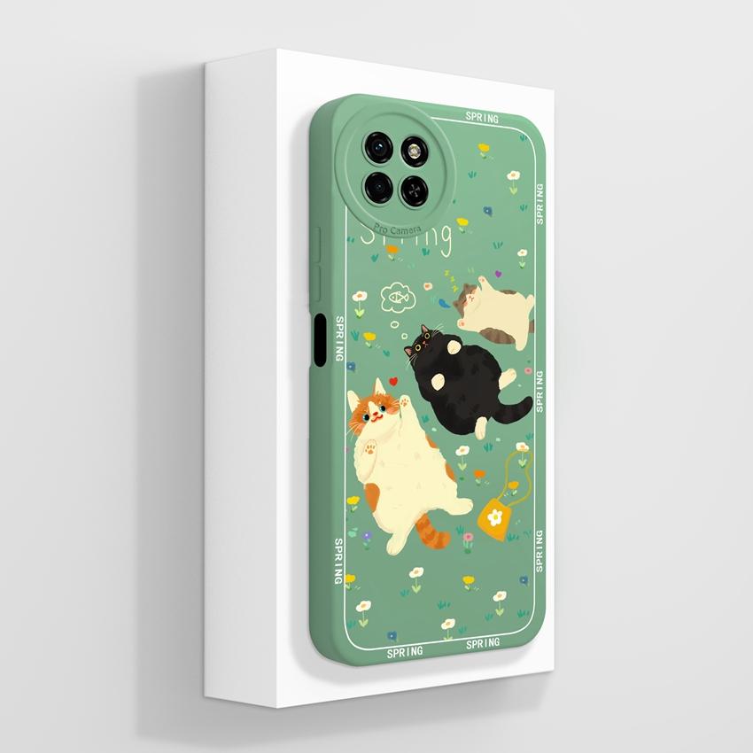 Для itel S23 S24 S25 P55 P65 A70 A80 Чехол для телефона с милым котом, защита камеры, жидкий силикон, высокое качество, защита от отпечатков пальцев, чехол для itel, бампер, capa