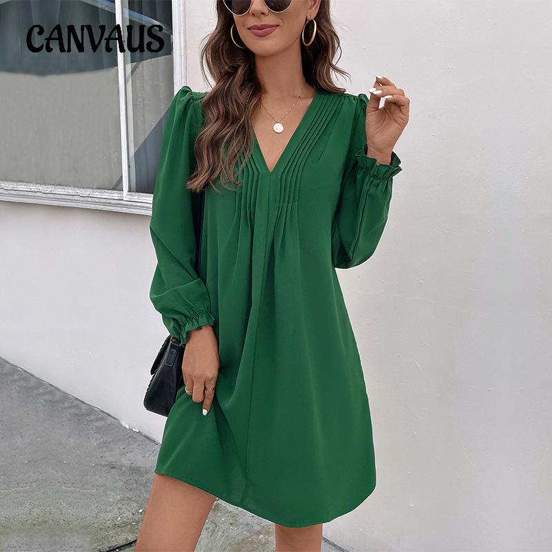 Весенне-осеннее женское платье, лоскутная юбка, платья с длинными рукавами и v-образным вырезом на шнуровке