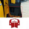 Soft Carbon Fiber Car Inner Rear Door Anti Kick Panel Trim Sticker For Toyota FJ Cruiser 2007-2021 Car Accessories