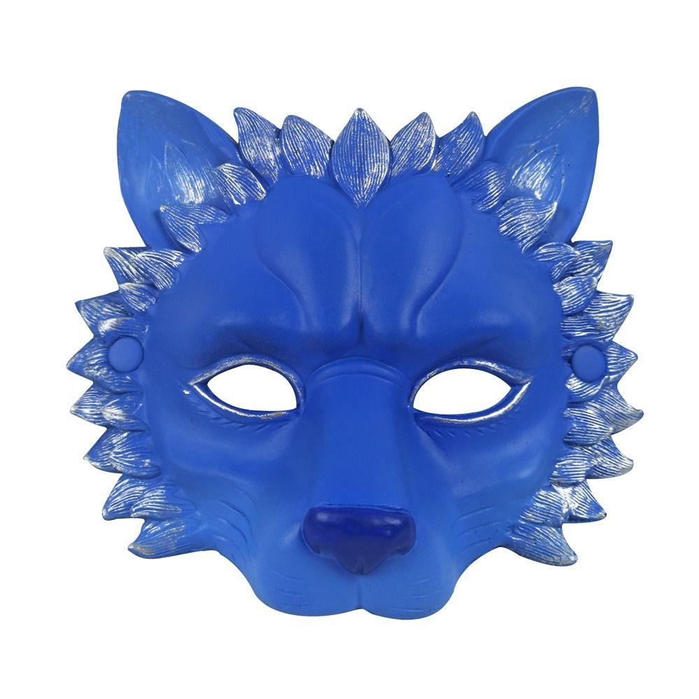 Half Face Lion Half Face Mask Party Supplies Animal Mask Masquerade Cosplay Lion Mask Party