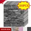 20 шт. DIY 3D простые наклейки на стену с кирпичным узором, утолщенные, звукоизоляционные, водонепроницаемые, влагостойкие