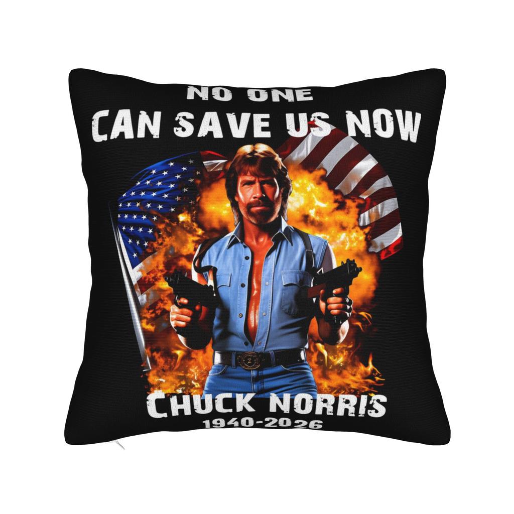 Chuck Norris Texas Ranger Poster Pillow Cover Novelty Pillow Case For Living Room Bed Chair Print Cushion Cover Gift