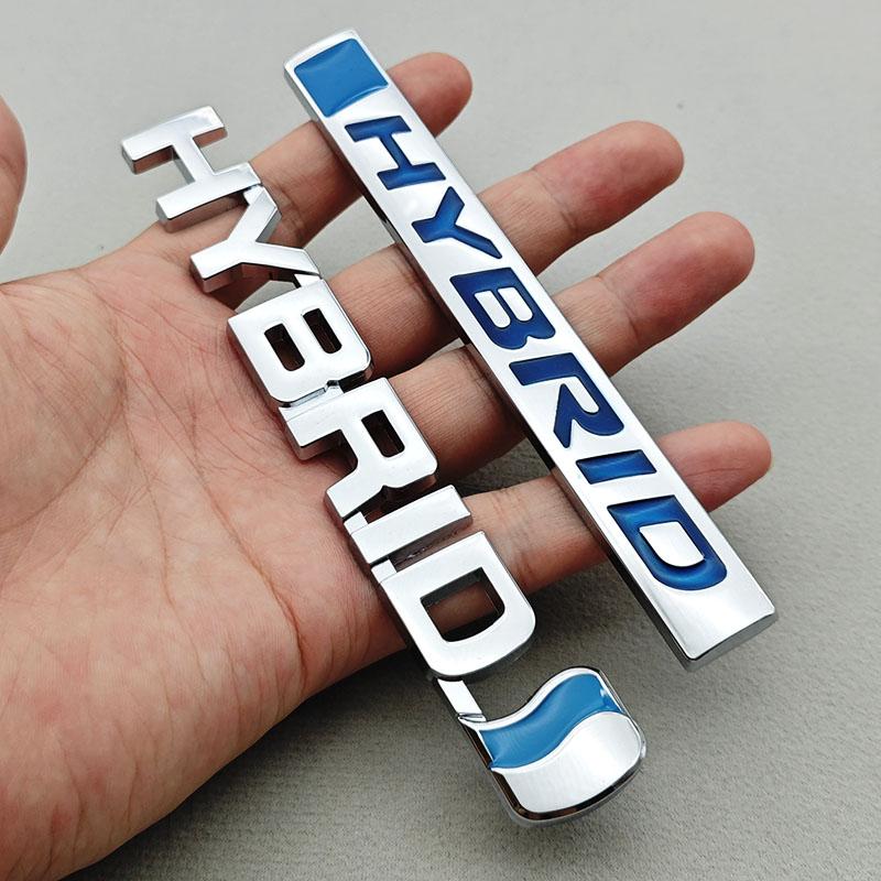 3D Металлическая Наклейка на Автомобиль Логотип HYBRID Наклейка на Крыло Боковая Задняя Часть Багажника Шильдик Эмблема Для Toyota RAV4 Prius Camry Accord Sienna Авто Аксессуары