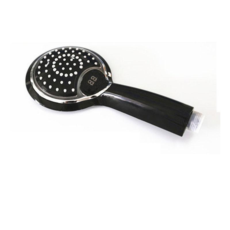LED Shower Shower Head Digital Display 3 Colors Temperature Controlled Discoloration Water Powered Bathroom Hardware Accessories