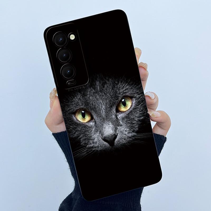 Для Tecno Camon 18 18T 18P 18 Primer Чехол для телефона CH7 CH6 Крышка Модный Простой Масляная живопись Цветочный Мягкий силиконовый чехол Fundas