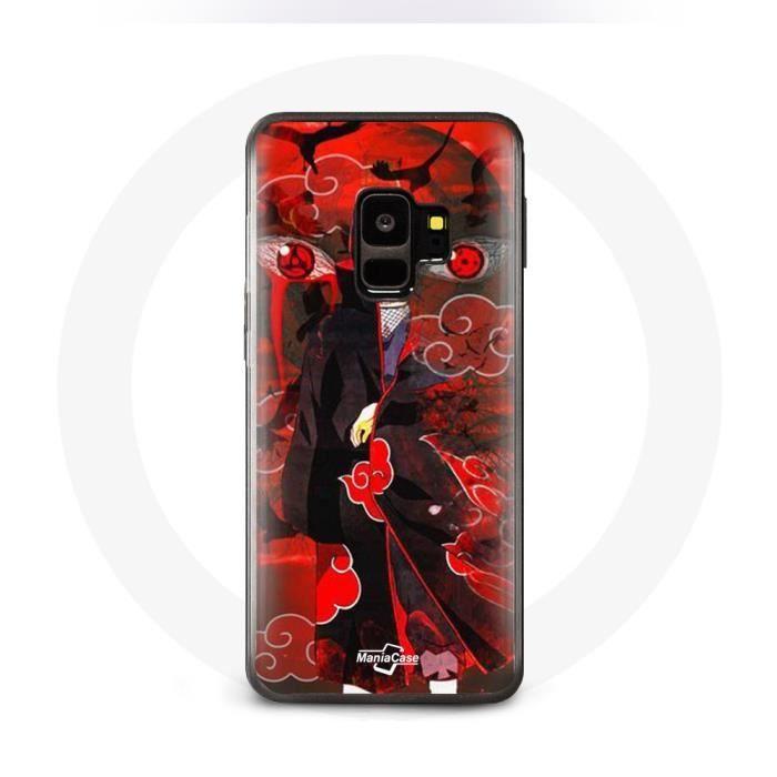 Coque pour Samsung Galaxy S9 Plus Itachi Uchiwa Naruto Anime