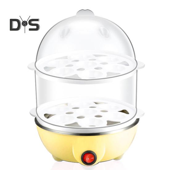 Автоматическая яйцеварка, яйцеварка большой емкости, одно-/двухслойная, 350 Вт, многофункциональная машина для приготовления вареных яиц на пару с заварным кремом