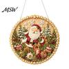 Rhinestone Painting Suncatcher Kit Christmas Kit, DIY Faux Pearl Art Ornament Craft Crafts for Adults Beginner, Acrylic Xmas Handmade Ornaments