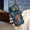 Graffiti Waterproof Phone Case For TCL 20 SE Card Slot Shockproof Anti-dust Dirt-resistant Durable Card Bag Cute Cartoon