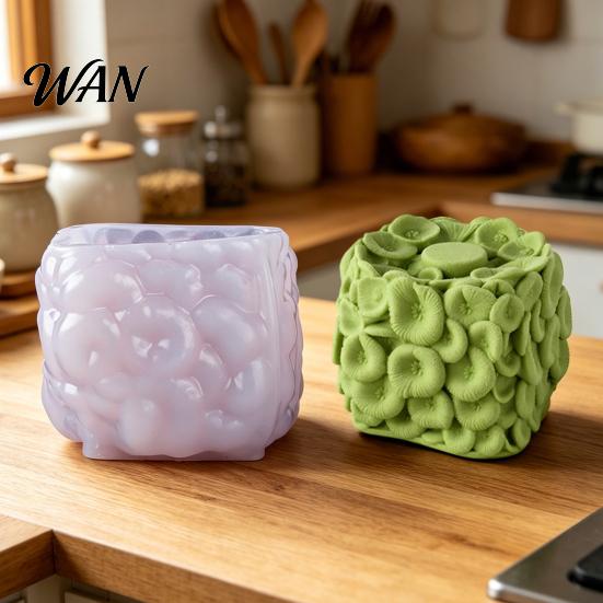 Beginner Friendly Cake Mold Silicone Flower Mold, Non-Stick Floral Easy to Food Grade Release Baking Pan for Cakes Jelly Pudding Soap Candles 3D