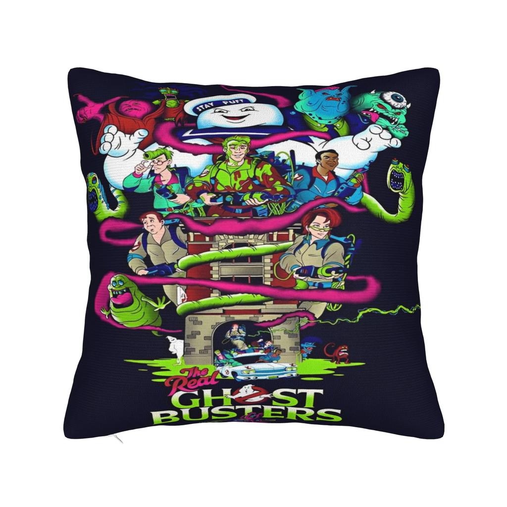Ghostbusteres movie Pillowcases Merch Printing Cushion Cover Throw Pillow Cover Bedroom Decoration Zippered Multi-Size