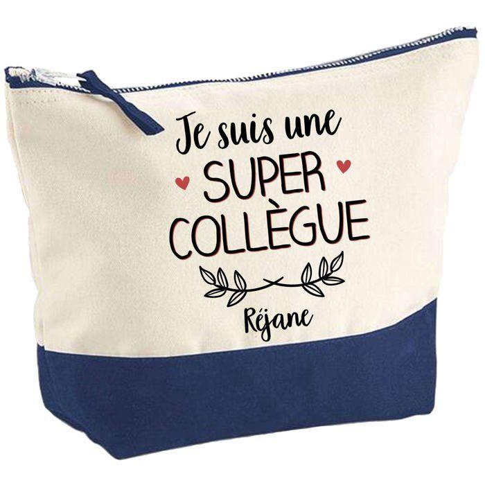 Trousse de maquillage - PLANETEE - Réjane Super Collègue - Grand format - Coton - Impression sublimation HD personnalisée