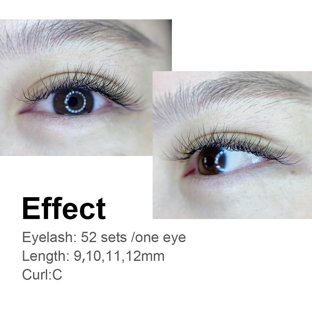 Автоматическое наращивание ресниц в форме цветка W в форме цветка NAGARAKU, черное, 12 линий, натуральный мягкий свет, наращивание ресниц премиум-класса