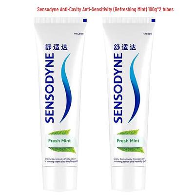 Зубная паста Sensodyne Защита от кариеса и чувствительности Свежая мята, 2 шт.