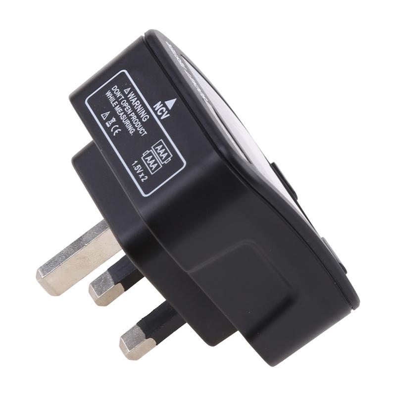 Outlet Tester LCD with Voltage Display RCD Receptacle Socket Tester Circuit Analyzer Polarity Detector EU/US/UK Plug