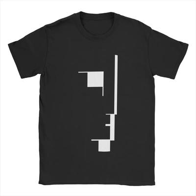 Мужские футболки Bauhaus Funny Cotton Tees Футболка с коротким рукавом с круглым вырезом Одежда Лето