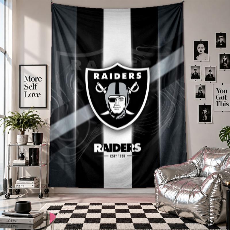 Las Vegas Raiders Wall Tapestry Home Decor Wall Hanging Cloth for Bedroom Living Room Background
