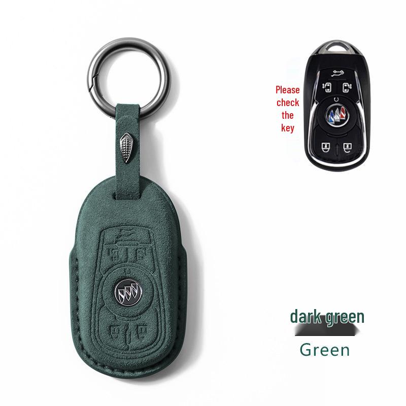 Buick Envision 2023 Suede Key Case for Men & Women - High-End Bag Shell with Buckle