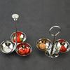 Multi Functional Stainless Steel Snacks Rack Efficient Candy Nut Serving Bowl For Home Parties And Campings