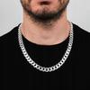 THICK Silver Chain Men' Chain SILVER 925 6mm/50cm Armored