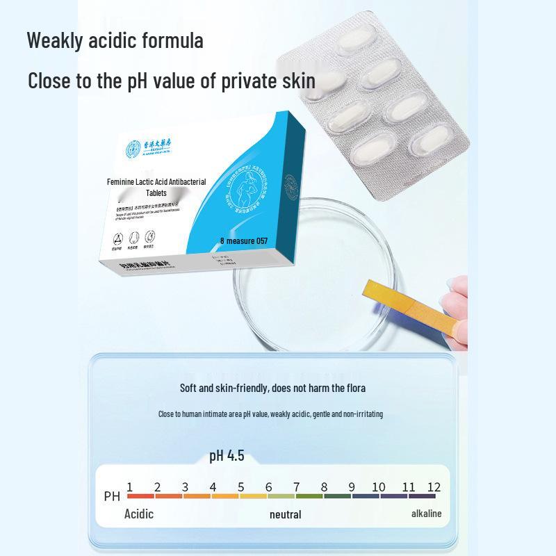 Women's Lactic Acid Intimate Antibacterial Tablets
