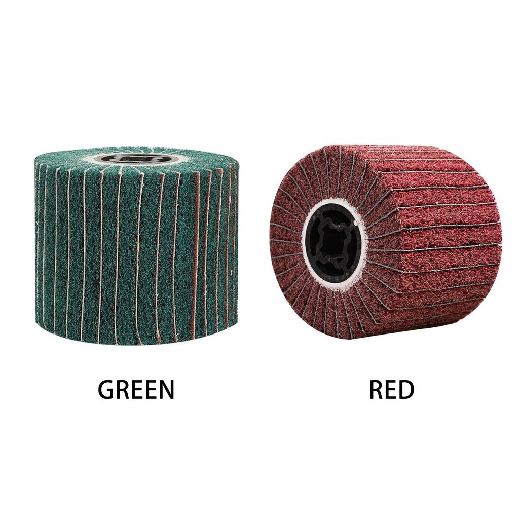 Non-woven Wire Drawing Polishing Burnishing Wheel Stainless Steel Core Wire Polishing Wheel Flap