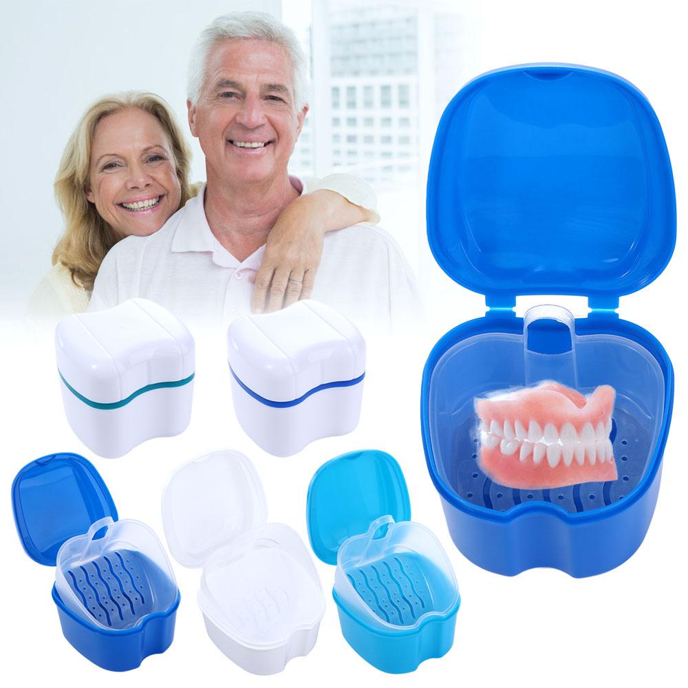 Держатель для чистки зубов, органайзер для хранения искусственных зубов, футляр для зубных протезов, контейнер для капы