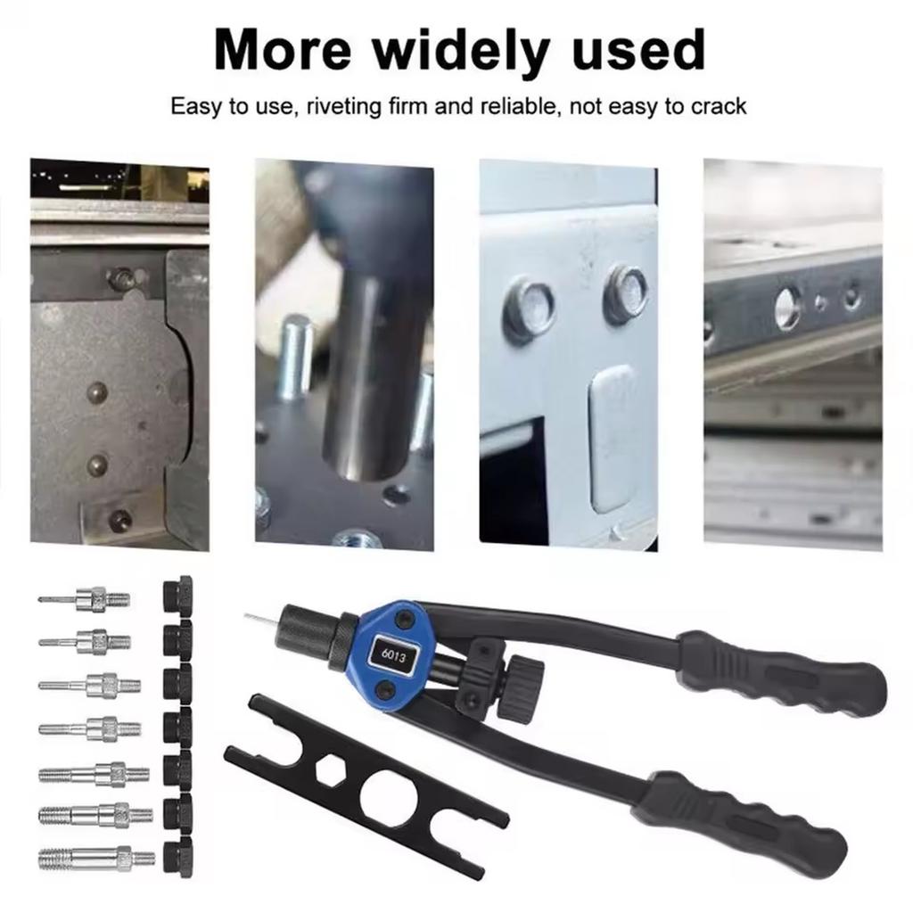 13” Ручной гаечный ключ Ручной инструмент Rivnut Комплект с метрическими оправками и 110 шт. от M3 до M12