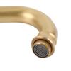 Hot and Cold Water Faucet Bathroom Vessel Sink Faucet Elegant Easy To Clean Single Handle Leakproof Copper for Restroom