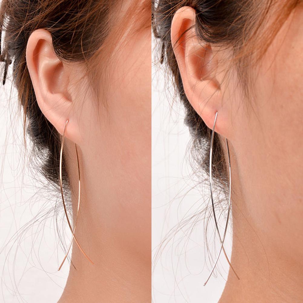 Серьги Bluelans Длинные серьги элегантной формы в форме рыбы ручной работы с подвесками женские украшения