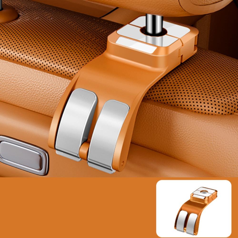 Stretchable Auto Seat Headrest Hooks Double Hooks Auto Fastener Hooks Car Backseat Hanger Purses