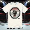 2026 Лето Логотип UFC Боевая Графика Футболка Женская Спортивная Хлопок Короткий Рукав Свободная Повседневная Футболка для Фитнеса Унисекс