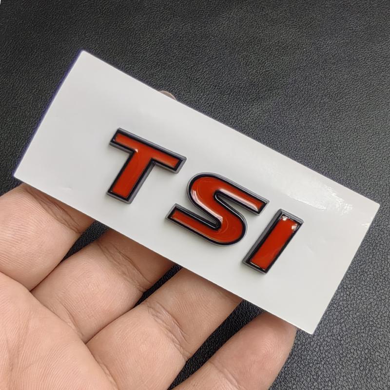 3D ABS TSI Эмблема Логотипа Автомобиля Наклейка Значок Багажника Автомобиля