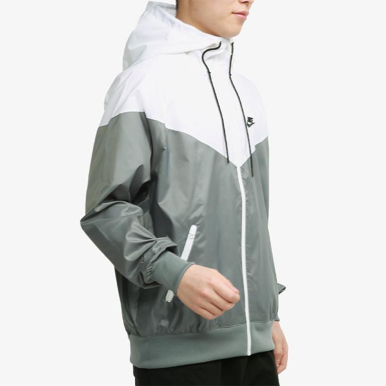Nike Куртка WINDRUNNER Мужская Серая Белая DA0002-084