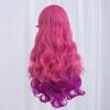 Парик для косплея Spirit Blossom Ahri LOL Cosplay 70 см, длинные вьющиеся волнистые термостойкие синтетические волосы, игровые парики для аниме + шапочка для парика