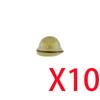 Военный Шлем Шляпа MOC Вторая Мировая Война Строительный Блок Немецкий Американский Советский Солдат Фигурка Шлем M1 40 Берет Аксессуары Кирпичный Конструктор Подарок K025