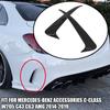 Fit For Mercedes-Benz C-Class W205 C43 C63 AMG 2014-2019 Rear Bumper Spoiler Side Canard Air Vent Cover Inserts Accessories