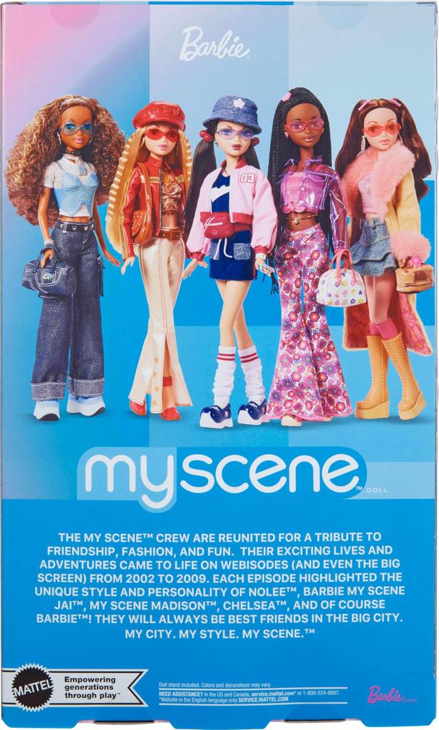 barbie Кукольный домик My Scene Nolly Signature Black для ролевых игр для детей от 6 лет и JBH79 Переодевания, Вверх,