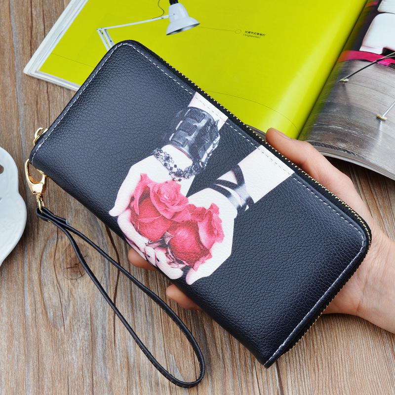 SCIONE Кошелек женский модный 2020 принт клатч на молнии многофункциональный чехол для мобильного телефона