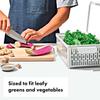 OXO Refrigerator Vegetable Compartment Storage Organization Vegetable Keeper Vegetables Freshness Comes with Draining Basket Dishwasher Safe Medium