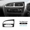 Carbon Fiber Dashboard Panel Sticker for Seat Leon 2005-2012 LHD RHD Air Conditioning Vent Trim