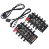 ШИМ-концентратор вентилятора 10, охладитель Sata Molex, охлаждающий вентилятор, разветвитель, адаптер контроллера скорости